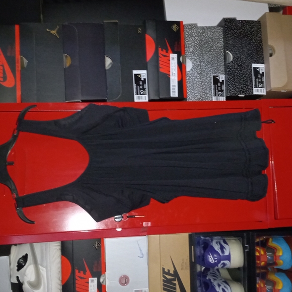 LULULEMON  black drawstring tank top with attached sports bra size 6 - Picture 1 of 8